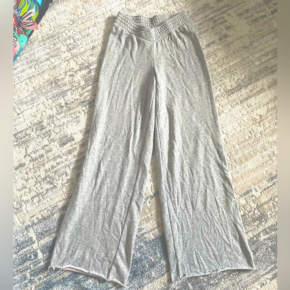 Grey Flare Sweatpants